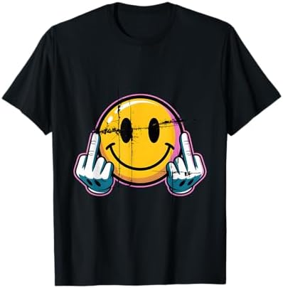 Amazon.com: Middle Finger Shirt Offensive Mid Finger Funny Gift T